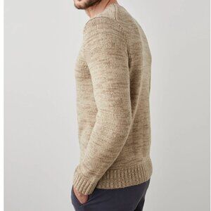 RAILS ORRIN CREWNECK SWEATER - TOASTED BARLEY - MEN'S LARGE $178
